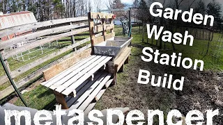 Garden Sink Wash Station Build