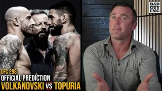 Volkanovski Beats Topuria | Official Prediction UFC 298