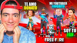 EMPAREJE CON 3 SUSCRIPTORES y ME AYUDARON a SUBIR a DIAMANTE 3 en FREE FIRE !! | TheDonato