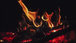 Fireplace. Relaxing sounds of fire.