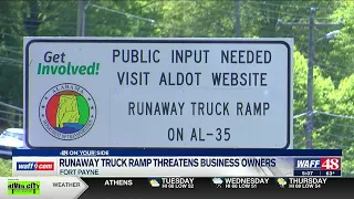 Plans for Fort Payne runaway truck ramp raising concerns for residents