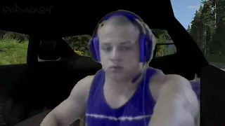 Tyler1 Driving in BeamNG.Drive