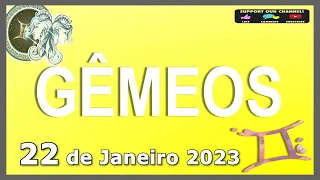 Horoscopo do dia GÊMEOS 22 de Janeiro de 2023