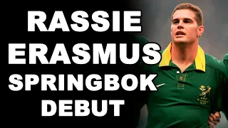 Rassie Erasmus's Springbok Debut
