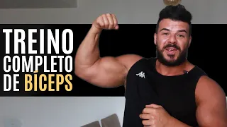 TREINO P/ BÍCEPS COMPLETO EM CASA EM 10 MINUTOS.