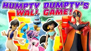 Aladdin & Jasmine Humpty Dumpty's Wall Game to Help My Little Pony!  W/ Twilight Sparkle & Genie