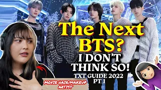 First Time Reacting to TXT pt 1 - Helpful Guide 2022 - Movie HMUA Reacts