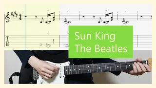 The Beatles - Sun King Guitar Cover With Tab