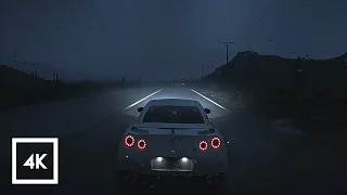 𝐧𝐮𝐚𝐠𝐞𝐬 - 𝐜𝐥𝐨𝐬𝐞𝐫 (𝐬𝐥𝐨𝐰𝐞𝐝 𝐝𝐨𝐰𝐧) | Night Drive | 1 Hour Loop | Nissan GTR R35 #nightdrive sadhours