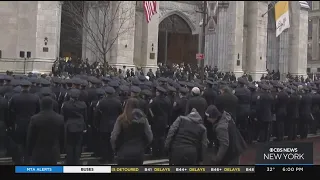 Thousands Of Mourners Say Goodbye To Fallen NYPD Det. Jason Rivera