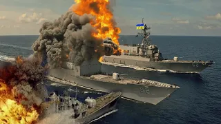 Revenge Action, Russia Sinks 4 Ukrainian Ships Carrying 500 Special Forces in the Black Sea