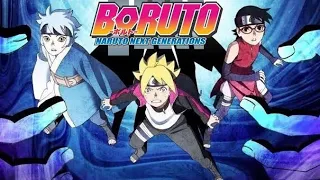 Mitsuki Sarada Uchiha Boruto Uzumaki  team 7 vs Deepa full fight episode 175