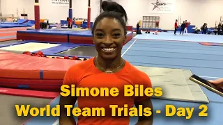 Simone Biles - Day 2 of World Team Trials