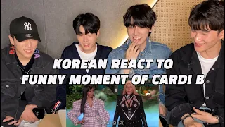 KOREANS REACT TO FUNNY MOMENT OF CARDI B IN ELLEN SHOW