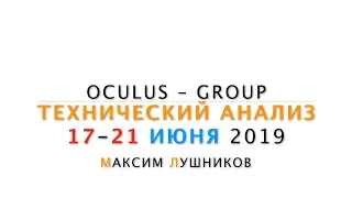 Технический обзор рынка Форекс на неделю: 17 - 21 Июня 2019 от Максима Лушникова