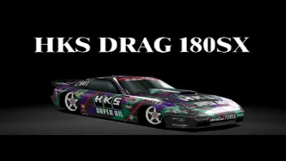 Gran Turismo 2 | HKS Drag 180SX 3505HP