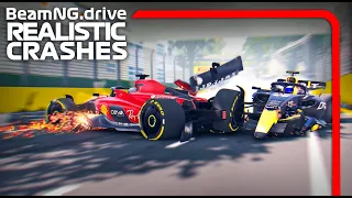 Realistic Formula Car Crashes#17 | BeamNG.drive | F1 MOD