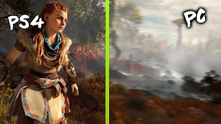 Horizon: Zero Dawn PS4 vs PC Graphics Comparison