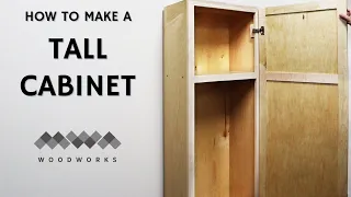 Making a Tall Storage Cabinet