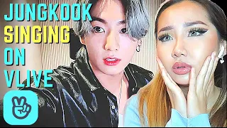 AM I IN HEAVEN? 👼 JUNGKOOK SINGING ON V LIVE COMPILATION 😍 | REACTION/REVIEW