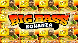 BIG BASS BONANZA 🐟 SLOT BONUS HUNT SESSION 😵 €20 BETS OMG CAN I GET THE MAX LEVEL X10 MULTIPLIER⁉️