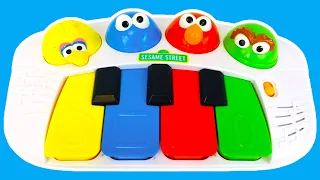 Sesame Street POP-UP Piano Toy LEARNING Colors and Shapes