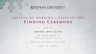 College of Nursing Pinning Ceremony South Jordan