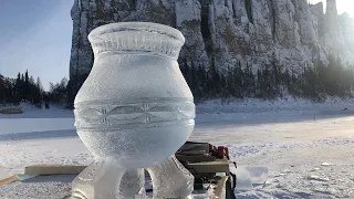 Разведка рыболовных мест рядом с  Ленскими  столбами. Туризм в Якутии часть 1.