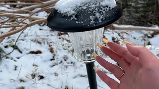 ASMR Snow writing with ocean wave sounds in the background- no talking