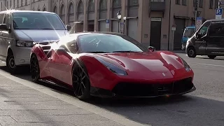 Ferrari 488 GTB project VOS-9X (900 hp) | Start Up + Revs + Acceleration + Sound + Carporn | Munich