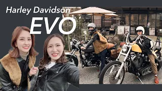 Harley Davidson Evolution｜Japanese Sakura Motovlog｜HONDA GB350