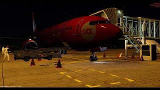 [P3D v5] - Boeing 737-8EH - Night Approach and Landing at Santos Dumont Airport, Rio de Janeiro