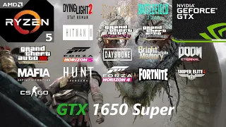 GTX 1650 Super + Ryzen 5 5600X Test in 19 Games in 2022