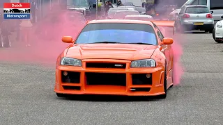 Modified Cars leaving Car Show! - 800HP Skyline, Boosted Corvette, 900HP Supra, 812SF, 206 V6 Turbo,