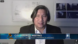 Cupertino City Council Meeting - October 5, 2021 (Part 2)