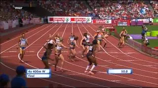 4x400m finale Zurich - Athlétisme Fr3 Dijon