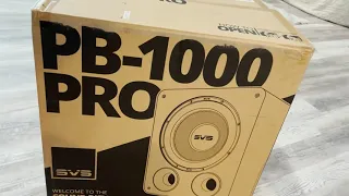 SVS PB-1000 PRO Subwoofer Unboxing, Installation & Review