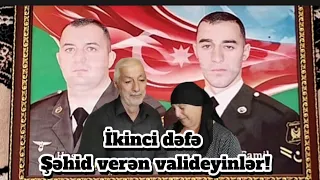 İKİNCİ DƏFƏDƏ OĞLUN QURBAN VERƏN ŞƏHİD VAİDEYİNLƏRİİ.