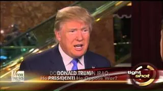 Donald Trump on opposing Iraq