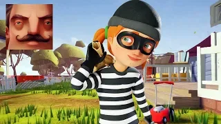 Hello Neighbor - My New Neighbor Mya Robber Act 2 Trampoline Gameplay Walkthrough