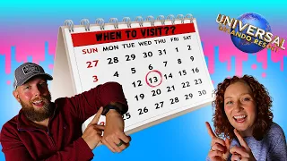 When To Visit Universal | The Least Busy Times At Universal Orlando (Universal Studios Crowd Levels)