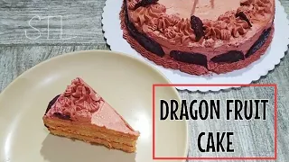 Dragon Fruit Cake | Birthday Cake |Sweet Tooth's Land