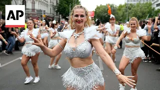 Thousands of people celebrate start of multicultural Carnival of Cultures in German capital