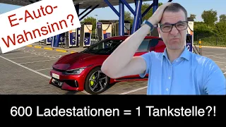 E-Auto-Wahnsinn?! 600 Ladestationen für eine Tankstelle