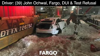 Car VS. Train Crash In Downtown Fargo, Driver Cited For DUI