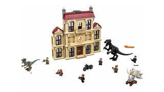 LEGO Jurassic World Нападение индораптора в поместье Локвуд 75930