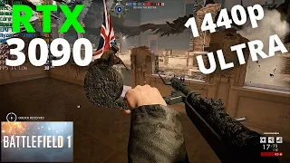 Battlefield 1: RTX 3090 + AMD Ryzen 7 5800X | 1440p Max Settings Benchmark