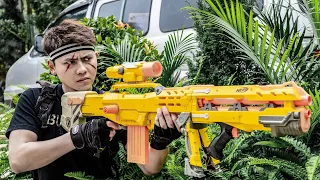 LTT Nerf War : Captain SEAL X Warriors Nerf Guns Fight Criminal Group Dr Lee Difficult Campaign