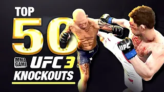 EA SPORTS UFC 3 - TOP 50 UFC 3 KNOCKOUTS - Community KO Video ep. 14