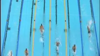 2009 WORLDS NBC M 200 fly SF (Phelps, Matsuda above)